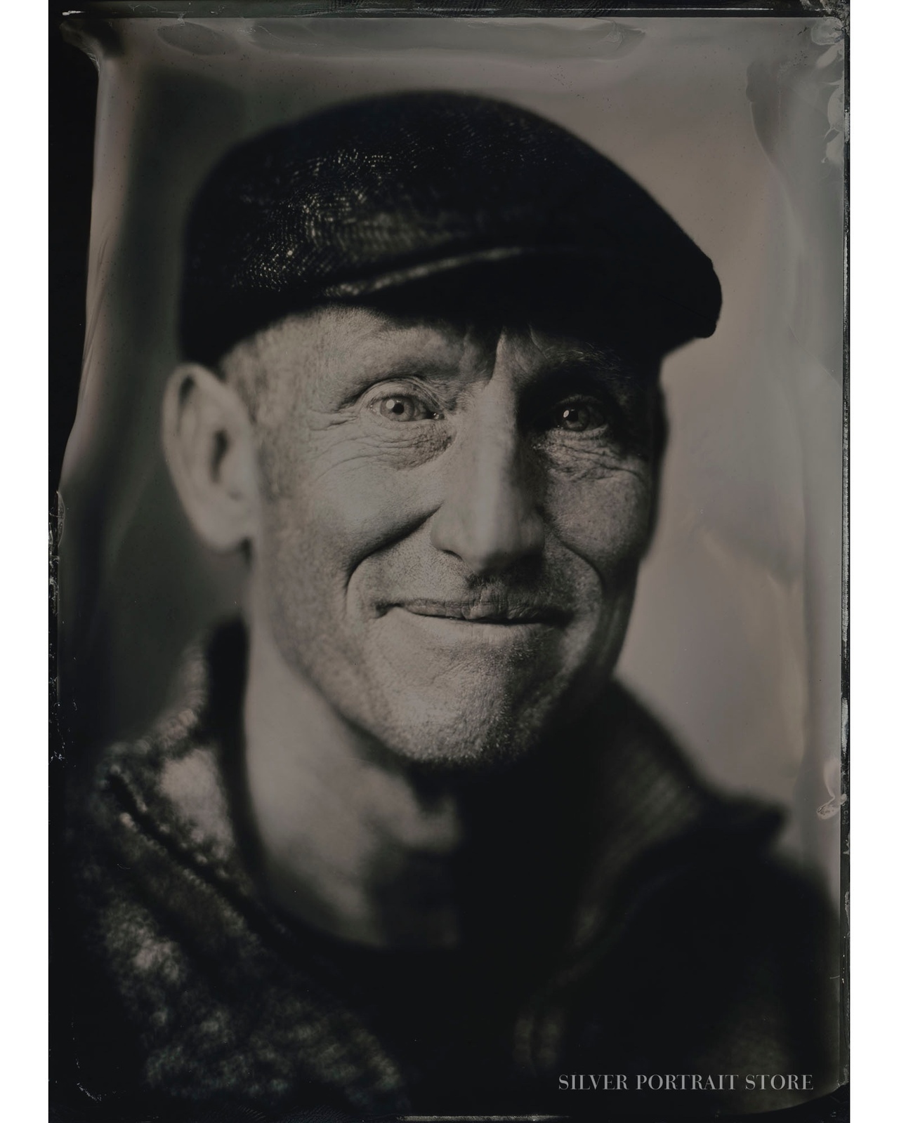 Perry-Silver Portrait Store-Wet plate collodion-Tintype 13 x 18 cm.